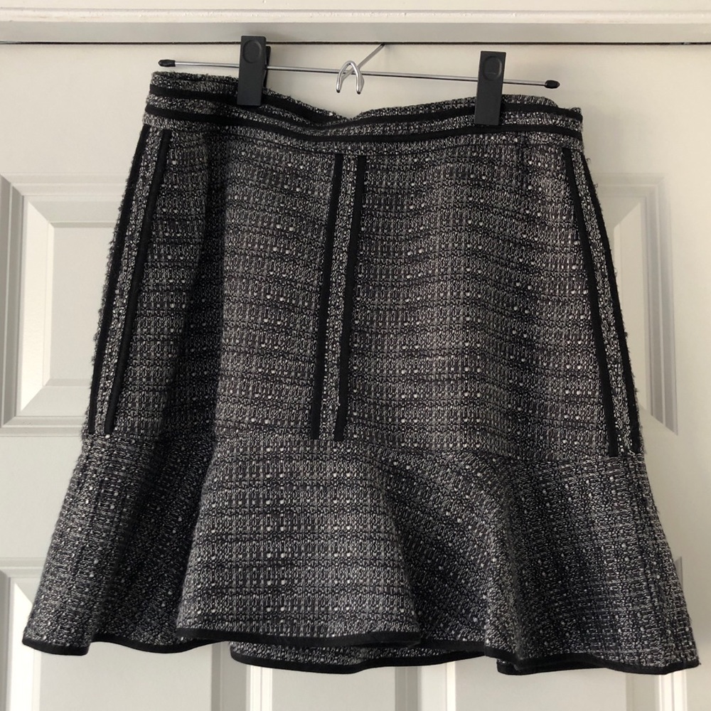 Madewell ruffle skirt